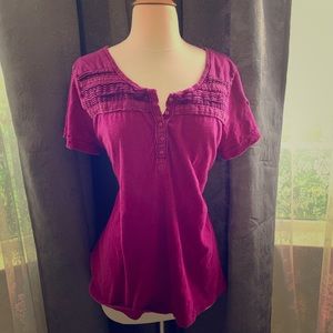 Women’s Eddie Bauer Purple T-shirt- SizeXL Tall